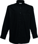 Fruit of the Loom – Men´s Long Sleeve Oxford Shirt besticken und bedrucken lassen