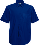 Fruit of the Loom – Men´s Short Sleeve Oxford Shirt besticken und bedrucken lassen