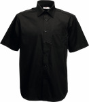 Fruit of the Loom – Men´s Short Sleeve Poplin Shirt besticken und bedrucken lassen