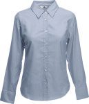 Fruit of the Loom – Lady-Fit Long Sleeve Oxford Blouse for embroidery and printing