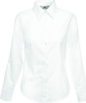 Fruit of the Loom – Lady-Fit Long Sleeve Oxford Blouse for embroidery and printing