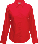 Fruit of the Loom – Lady-Fit Long Sleeve Poplin Blouse for embroidery and printing