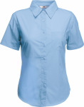 Fruit of the Loom – Lady-Fit Short Sleeve Poplin Blouse for embroidery and printing