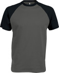 Kariban – Kontrast Baseball T-Shirt besticken und bedrucken lassen