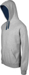 Kariban – Contrast Hooded Sweatshirt besticken und bedrucken lassen