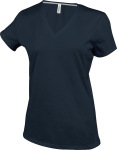 Kariban – Ladies Short Sleeve V-Neck T-Shirt for embroidery and printing