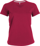 Kariban – Ladies Short Sleeve V-Neck T-Shirt for embroidery and printing