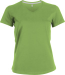 Kariban – Ladies Short Sleeve V-Neck T-Shirt for embroidery and printing