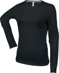 Kariban – Damen Langarm Rundhals T-Shirt besticken und bedrucken lassen