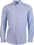Kariban – Mens Long Sleeve Washed Oxford Shirt for embroidery and printing