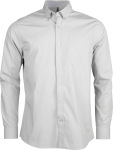 Kariban – Mens Long Sleeve Washed Popeline Shirt for embroidery and printing