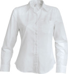 Kariban – Bügelfreie Damen Langarm Bluse Supreme zum besticken und bedrucken