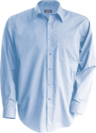 Kariban – Pflegeleichtes Herren Langarm Popeline Hemd for embroidery and printing