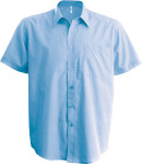 Kariban – Pflegeleichtes Herren Kurzarm Popeline Hemd zum besticken und bedrucken