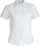 Kariban – Ladies Short Sleeve Easy Care Cotton Poplin Shirt for embroidery and printing