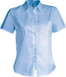 Kariban – Judith Pflegeleichte Damen Kurzarm Popline Bluse besticken und bedrucken lassen