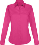 Kariban – Jessica - Ladies Long Sleeve Easy Care Polycotton Poplin Shirt for embroidery and printing