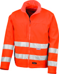 Result – High-Vis Soft Shell Jacket besticken und bedrucken lassen