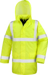 Result – Hi Viz Motorway Coat hímzéshez és nyomtatáshoz