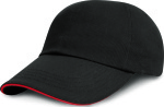 Result – Junior Heavy Brushed Cotton Cap (Sandwich-Schild) besticken lassen