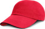 Result – Junior Heavy Brushed Cotton Cap (Sandwich-Schild) for embroidery