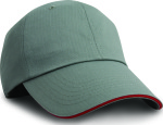 Result – Herringbone Cap with Sandwich Peak for embroidery