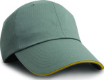 Result – Herringbone Cap with Sandwich Peak hímzéshez