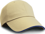 Result – Herringbone Cap with Sandwich Peak hímzéshez