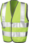 Result – Junior Safety Hi-Viz Vest for embroidery and printing