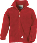 Result – Youth Active Fleece Jacket for embroidery