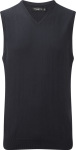 Russell – Men´s V-Neck Sleeveless Knitted Pullover hímzéshez