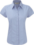 Russell – Ladies Cap Sleeve PolyCotton Easy Care Fitted Poplin Shirt for embroidery and printing