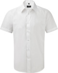 Russell – Men´s Short Sleeve PolyCotton Easy Care Tailored Poplin Shirt for embroidery and printing