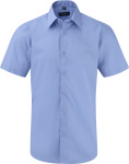 Russell – Men´s Short Sleeve PolyCotton Easy Care Tailored Poplin Shirt for embroidery and printing