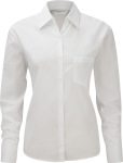 Russell – Ladies´ Long Sleeve Poly-Cotton Easy Care Poplin Shirt for embroidery and printing