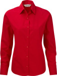 Russell – Ladies Long Sleeve Pure Cotton Easy Care Poplin Blouse for embroidery and printing