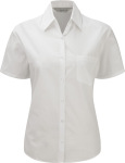 Russell – Ladies´ Short Sleeve Pure Cotton Easy Care Poplin Shirt for embroidery and printing