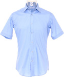 Kustom Kit – Slim Fit Business Shirt Short Sleeved hímzéshez és nyomtatáshoz