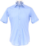 Kustom Kit – Slim Fit Business Shirt Short Sleeved for embroidery and printing