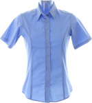Kustom Kit – Womens City Business Shirt Short Sleeved besticken und bedrucken lassen