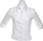 Kustom Kit – Poplin Continental Blouse ¾ Sleeve for embroidery and printing
