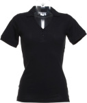 Kustom Kit – Sophia Comfortec® V Neck Polo Shirt besticken und bedrucken lassen