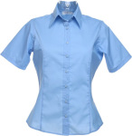 Kustom Kit – Women´s Business Poplin Shirt Short Sleeve besticken und bedrucken lassen
