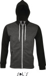 SOL’S – Hooded Zipped Jacket Silver for embroidery and printing