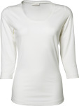 Tee Jays – Ladies 3/4 Sleeve Stretch Tee for embroidery and printing