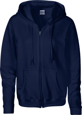 Gildan - Heavy Blend™ Ladies´ Full Zip Hooded Sweatshirt (Navy)