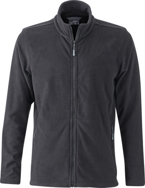 James & Nicholson - Herren Microfleece Jacke (black)