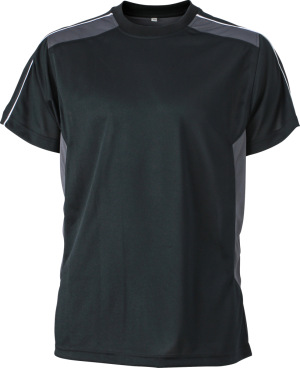 James & Nicholson - Workwear T-Shirt (black/carbon)