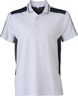 James & Nicholson - Men's Workwear Piqué Polo (white/carbon)