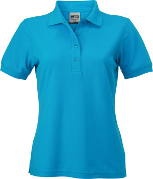 James & Nicholson - Damen Workwear Piqué Polo (turquoise)
